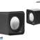 AC870 B 43398 Enceintes d'ordinateur 6W USB Argent & Noir photo 2
