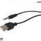 AC870 B 43398 Enceintes d'ordinateur 6W USB Argent & Noir photo 6