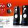 Haut-parleurs d'ordinateur 8W USB Black Audiocore AC860 photo 6