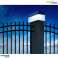 Lampada solare LED su polo GreenBlue 60x60mm con copertura piramidale GB126 foto 3