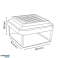 Lampe solaire LED sur poteau GreenBlue 80x80mm chapeau en dôme GB127 photo 5