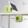MagicCube vierfach Steckdose GreenBlue. 2 USB-Anschlüsse. 1,4 m. GB118 Bild 1