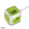 MagicCube vierfach Steckdose GreenBlue. 2 USB-Anschlüsse. 1,4 m. GB118 Bild 5