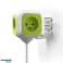 MagicCube vierfach Steckdose GreenBlue. 2 USB-Anschlüsse. 1,4 m. GB118 Bild 6