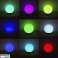 Соларна самостоятелна градинска лампа GreenBlue  топка 15x15x48 см  цветен LED RGB  GB122 картина 4