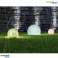 Lampe solaire de jardin sur pied GB167 boule 30x30x63cm. LED coloré photo 1