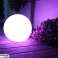 Lampe solaire de jardin sur pied GB167 boule 30x30x63cm. LED coloré photo 3