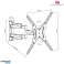 MC 743 46739 Support de Téléviseur ou Moniteur 13–50 Pouces 30kg photo 3