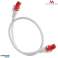 MCTV 300 W 47258 Kabel patchcord UTP cat6 stekker stekker 0 5m wit foto 1