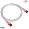 MCTV 301 W 47265 UTP cat6 tak v tak kablosu 1m beyaz fotoğraf 1