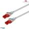 MCTV 303 W 47278 UTP cat6 patchcord kablosu fiş-fiş 3m beyaz fotoğraf 2