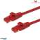 MCTV 303 R 47279 Przewód kabel patchcord UTP cat6 wtyk wtyk 3m czerwony zdjęcie 2