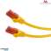 MCTV 303 Y 47280 UTP cat6 patchcord kabel stekker-stekker 3m geel foto 2
