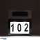 Solar LED Lamp Maclean with House Number MCE172 image 2