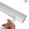 Maclean-Abdeckleiste. Kabelkanal. Mit Klebeband. Weiß. 1,5 m 73 42 mm. MCTV 577 Bild 3