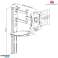 TV Halterung mit DVD Regal Maclean vesa 200x200 23" 42" 30kg MC 771 Bild 3