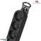 Multiprise Maclean. rallonge 5 prises. noire. 2300W. 3m. MCE184 photo 2