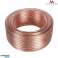 Transparentes PVC-Lautsprecherkabel Maclean. 2 1,5 mm2/48 0,20 CCA 3,5 7,0 mm. 100 m. MCTV 512 Bild 1