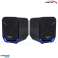 Haut-parleurs d'ordinateur 6W USB Bleu & Noir Audiocore AC865 B photo 1
