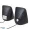 Computer Speakers 6W USB Minijack Black Audiocore AC835 LED image 3