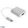 Adaptér USB Typ C Maclean HDMI 1080p 4k 30Hz HDCP 2.2 Kovové puzdro MCTV 841 fotka 2
