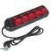 Barre multiprise Maclean. Rallonge 5 prises. Avec interrupteurs. 250VAC/10A. 1,5m. MCE204 photo 1