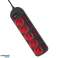 Barre multiprise Maclean. Rallonge 5 prises. Avec interrupteurs. 250VAC/10A. 1,5m. MCE204 photo 3