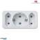 Maclean Triple Power Socket. 1x16A . 2x2.5A. German Version. MCE211 image 2