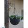 Hanging Pot Keter Sphere Planter Brown image 1
