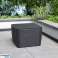 Table avec rangement Keter Allibert Luzon Plus graphite photo 3