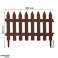 Garden Fence Garden Classic 3.5m Brown image 1