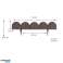 Bordure de jardin Garden Line IKRA 10m brun photo 1