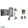 Tischhalterung für zwei Monitore / Dual Maclean. VESA 75x75 100x100. 17&quot; 27&quot;. max. 14kg. MC 854 Bild 2