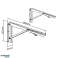 Folding Wall Shelf Bracket Maclean. min 400mm. max 800mm. max 50kg. MC 876 image 2
