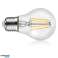 Bec filament LED Maclean E27 11W 230V WW alb cald 3000K 1500lm Retro edison decorativ A60 MCE280 fotografia 2