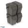 Ensemble de bacs de tri Sortibox 4x25L gris ISWB25S4 photo 2