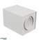 Tuba / luminaire halogène encastré carré en aluminium Maclean GU10 blanc 80x80x115mm MCE426 W photo 1