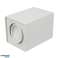 Tuba / luminaire halogène encastré carré en aluminium Maclean GU10 blanc 80x80x115mm MCE426 W photo 3