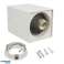 Tuba / luminaire halogène encastré carré en aluminium Maclean GU10 blanc 80x80x115mm MCE426 W photo 6