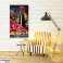 Infrared heater flexible heating panel 430W TRIO pattern 8 wine dimensions 100x57cm with regulator image 3