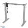Bureau électrique réglage de hauteur Ergo Office max hauteur 123 cm max 70 kg sans plateau de travail pour travail debout assis gris ER 403G photo 4