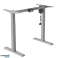 Bureau électrique réglage de hauteur Ergo Office max hauteur 123 cm max 70 kg sans plateau de travail pour travail debout assis gris ER 403G photo 6