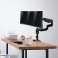 Desk Mount for Three Monitors Black Ergo Office. image 2