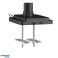 Desk Mount for Three Monitors Black Ergo Office. image 3