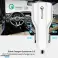 Cargador de coche Maclean. Qualcomm Quick Charge. QC 3.0 5V/3A. 9V/1.8A. 12V/1.6A. Toma 5V/3.1A. Blanco. MCE478 W fotografía 3