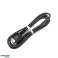 Kabel microUSB Maclean. støtter Fast Charge 2.4A. datatransfer. 5V/2.4A. svart. lengde 1m. MCE473 bilde 1