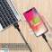 Kabel microUSB Maclean. støtter Fast Charge 2.4A. datatransfer. 5V/2.4A. svart. lengde 1m. MCE473 bilde 5