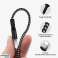 Lightning-kabel Maclean. støtter Fast Charge 2.4A. dataoverføring. 5V/2.4A. svart. lengde 1m. MCE472 bilde 2