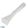 Colliers de serrage Maclean  3.6x250mm  Résistants aux UV  Température d'utilisation   -40  à  +85 °C  100 pièces  Blanches  MCTV 463 W photo 1