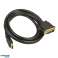 DVI HDMI Cable Maclean v1.4 2m MCTV 717 image 1